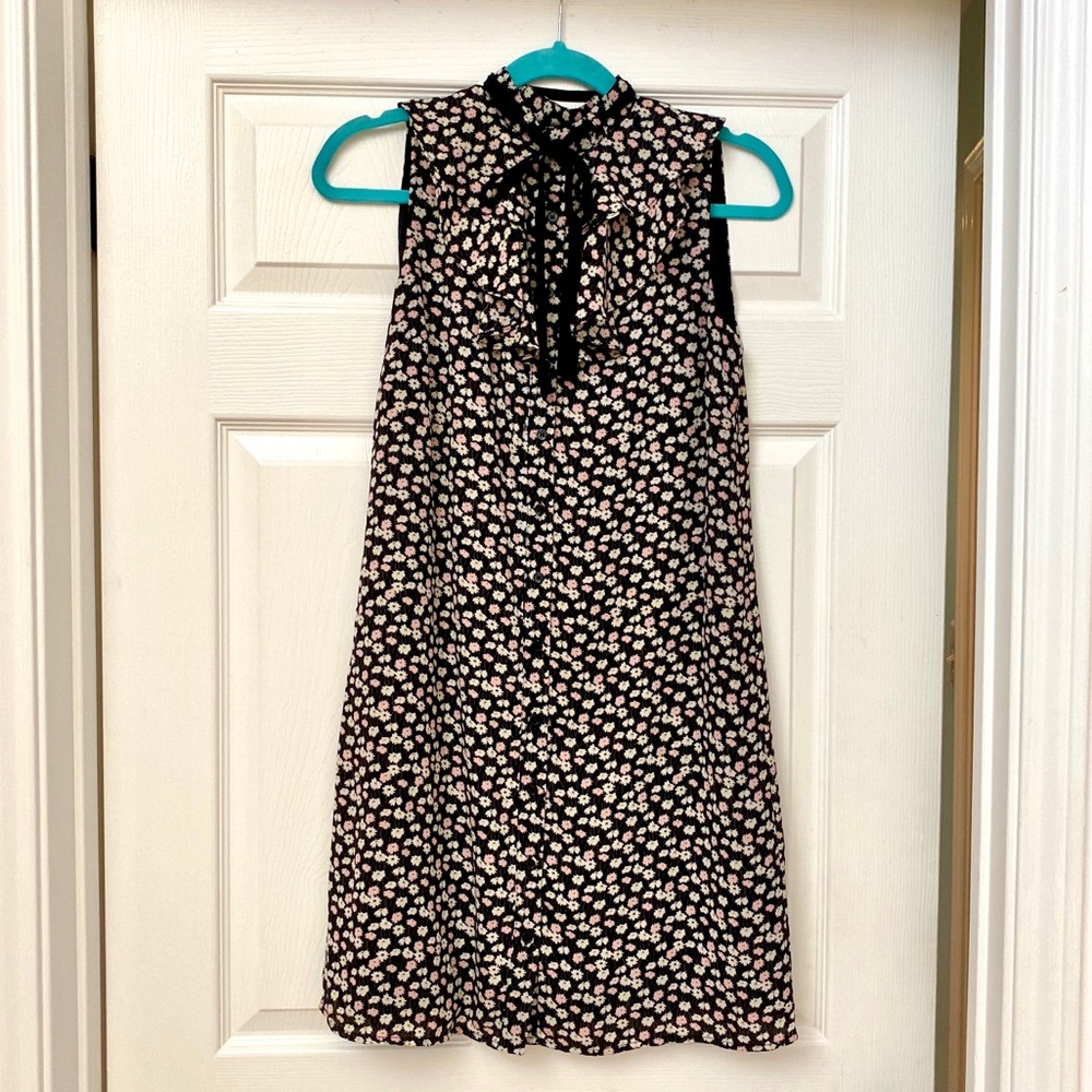 CeCe floral print shift dress